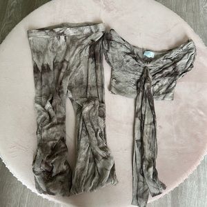 Tie Dye Ribbed Set Lani